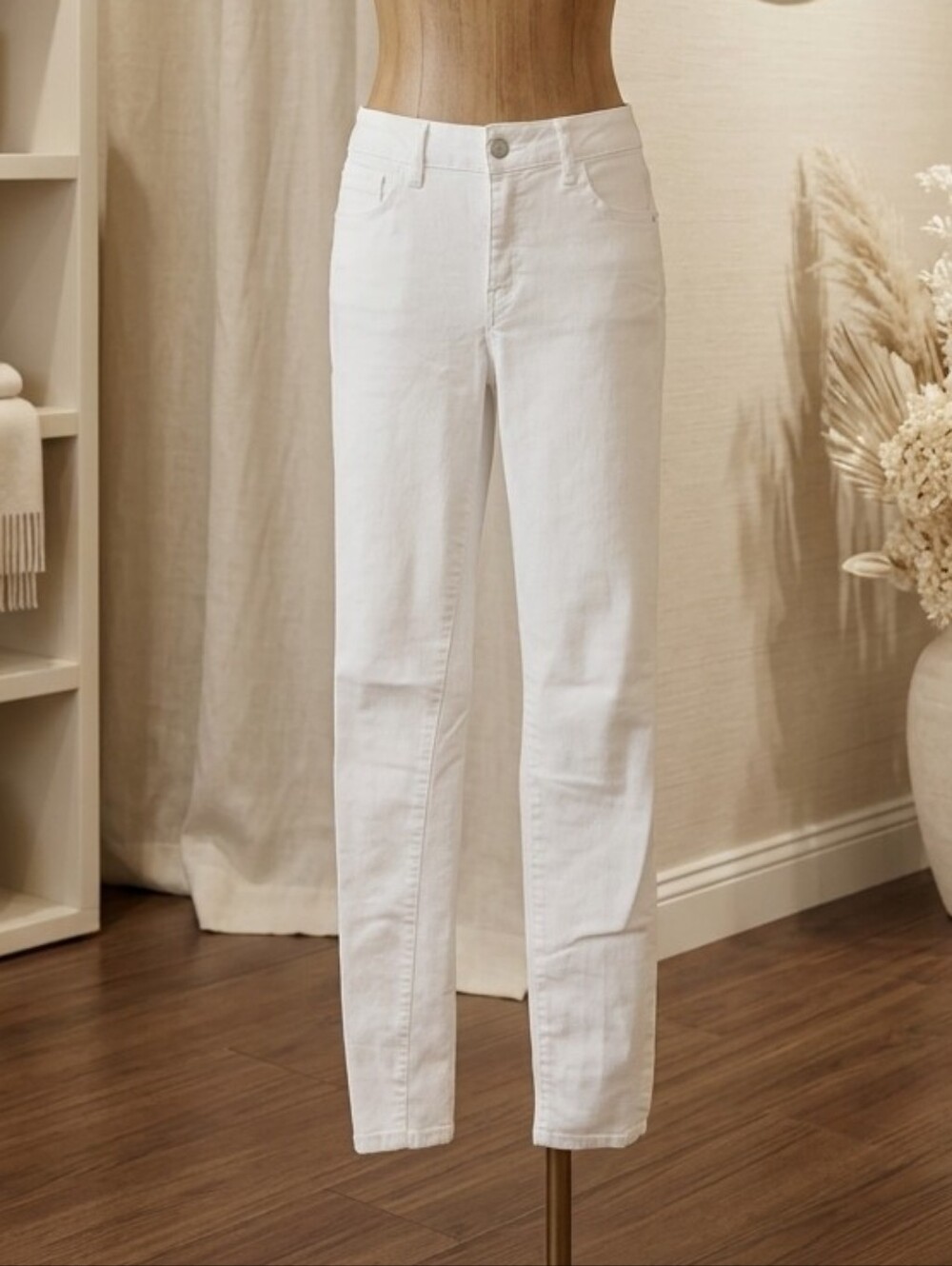 Wax Jean White Skinny Jeans Size 1/25